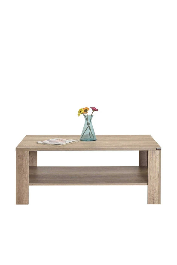 New Line Dikdörtgen Orta Sehpa - Açık Ceviz (Tori)110x42x65 cm (GxYxD) - 4