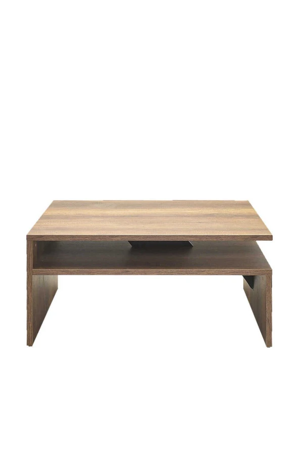 Level Kare Orta Sehpa - Koyu Ceviz (Oslo Ceviz) 90x42x90 cm (GxYxD) - 3