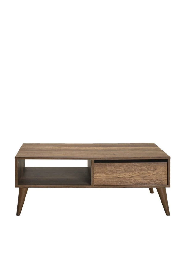 Dikdörtgen Orta Sehpa-Koyu Ceviz(Oslo Ceviz) 110x42x65 cm (GxYxD) - 4