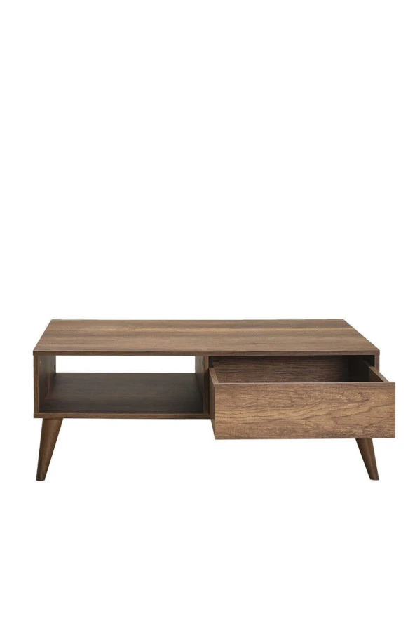 Dikdörtgen Orta Sehpa-Koyu Ceviz(Oslo Ceviz) 110x42x65 cm (GxYxD) - 5