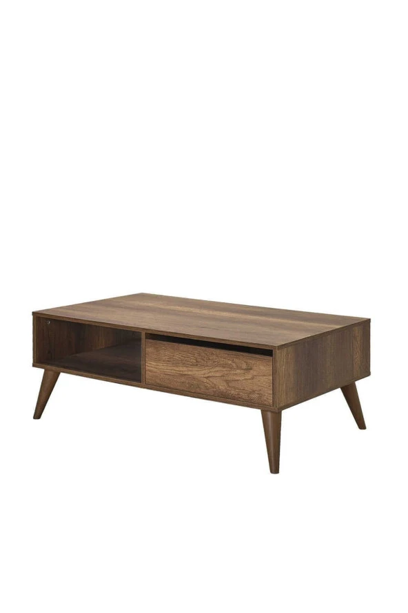 Dikdörtgen Orta Sehpa-Koyu Ceviz(Oslo Ceviz) 110x42x65 cm (GxYxD) - 7