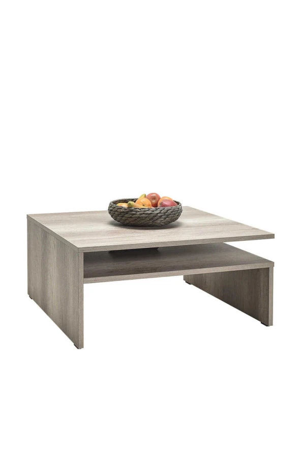 Level Kare Orta Sehpa - Açık Ceviz (Tori) 90x42x90 cm (GxYxD) - 2
