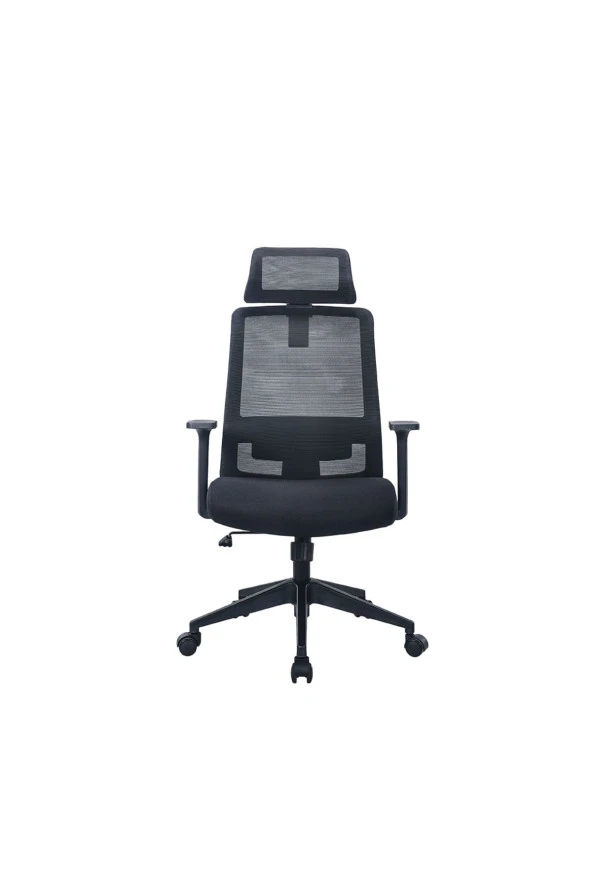 Impact Yönetici ve Ofis Koltuğu-Siyah File 55x112,5-122x63 cm (GxYxD) - 2