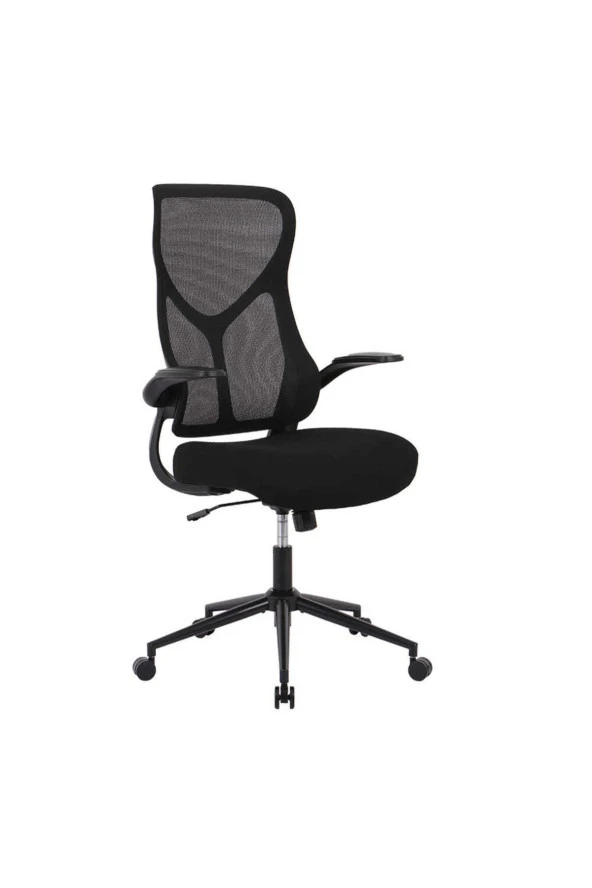 Techno Rest File Sırtlı Çalışma Koltuğu-Siyah 65x110-120x67 cm (GxYxD)