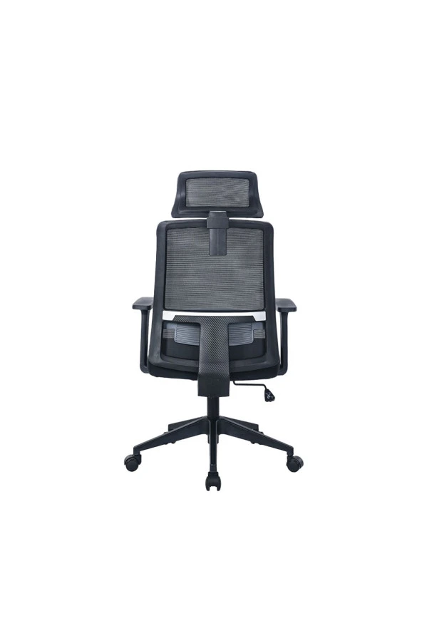 Impact Yönetici ve Ofis Koltuğu-Siyah File 55x112,5-122x63 cm (GxYxD) - 3