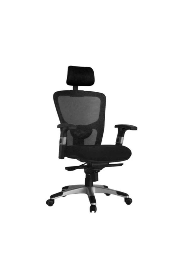 Manager Techno File Sırtlı Ofis Koltuğu-Siyah 62X120-127X59 Cm (Gxyxd)
