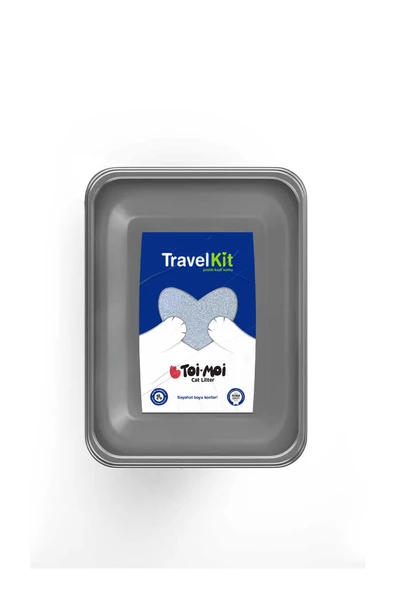 Toi Moi Travel Kit  Pratik Kedi Tuvaleti (7 Kg Kedi Kumu+Atık Torbası+Kürek)