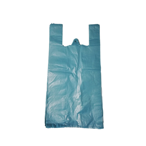 Kalın Mavi Poşet Büyük Boy 1 Kg Hışır Atlet Poşet Market Manav Poşeti Çöp Poşeti - 2