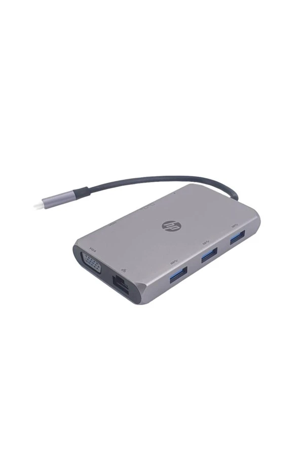 HP 4 in 1 Docking Station Type C to  USB 3.0 3 Adet + RJ45 1000M