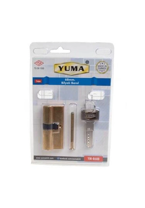 Yuma Bilyalı Çelik Sarı Barel 68MM YM-B68B