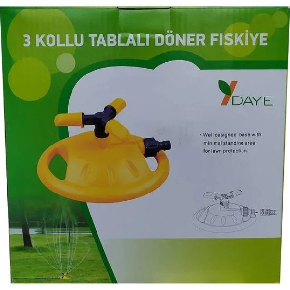 Daye DY 6013 3 Kollu Tablalı Döner Fıskiye - 3