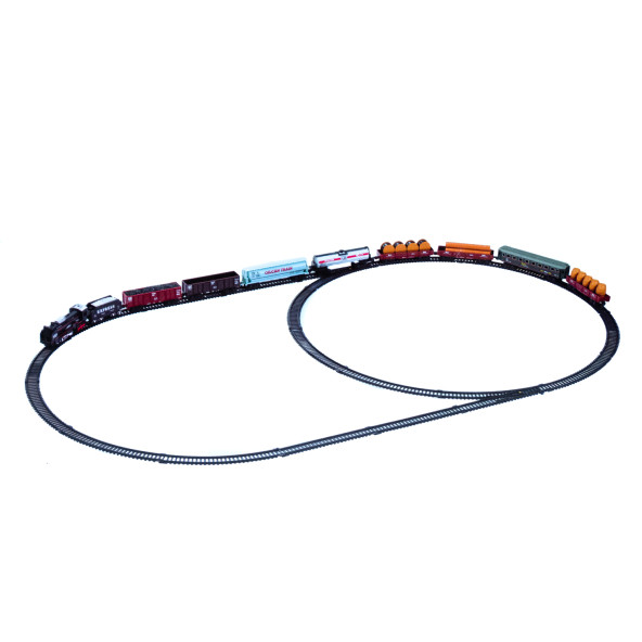 Oyuncak Tren Seti Rail King Klasik Tren 122 Cm 36 Parça Işıklı