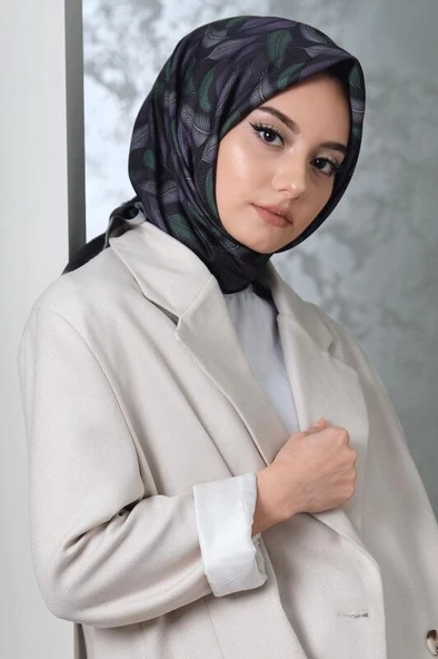 Afvente Tüy Desen Mor Pamuk Eşarp - 4