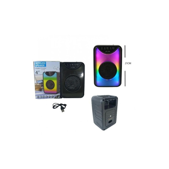 BIG SOUND MODEL KTX-1433 4'' RGB Bluetooth USB FM Hoparlör Speaker - Resim 2