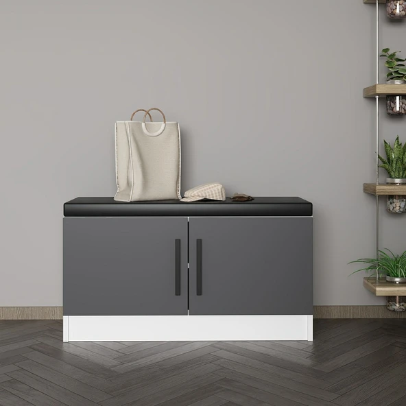 Minar Kale Ayakkabılık Minderli Byz Antr - Resim 2