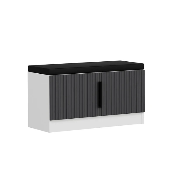 Minar Kale Ayakkabılık Minderli Byz Mbrn Çizgili Antr - Resim 4