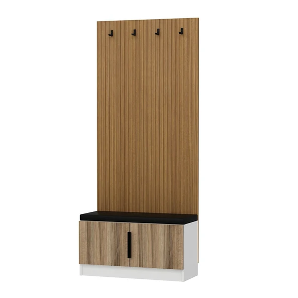 Minar Kale Dekor Panel Ayakkabılık Minderli Byz Dore Plus - Resim 6