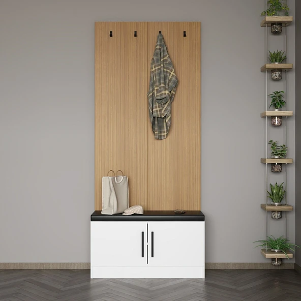 Minar Kale Dekor Panel Ayakkabılık Minderli Byz Byz
