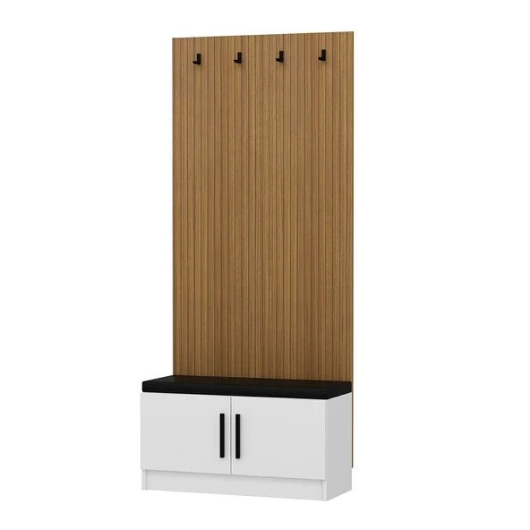 Minar Kale Dekor Panel Ayakkabılık Minderli Byz Byz - Resim 6