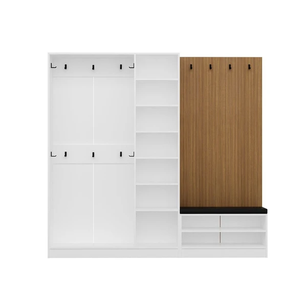 Minar Kale Dekor Panel 1 Bölme Raf+Ayakk Minderli Byz 3 Kapaksız