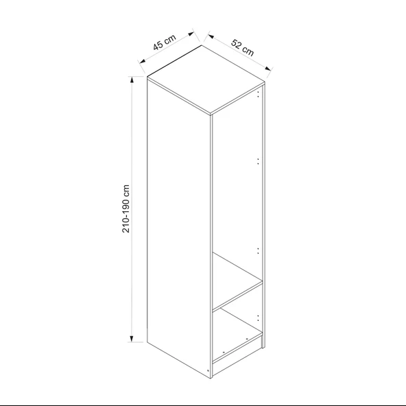 Minar M1001-Kale 1 Gövde Askılı Dore 190Cm - Resim 4