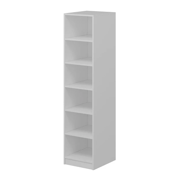 Minar M5025-Kale 1 Gövde Raflı Beyaz 190Cm - 3