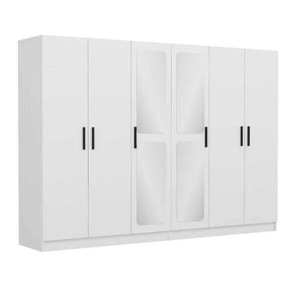 Minar Kale Zincir 6K 2 Aynalı 4Ç Dlp-Beyaz 3+3 - Resim 5