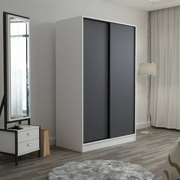 Minar Kale 2K Sürg.Dlp 120Cm Beyaz Antrasit - Resim 3