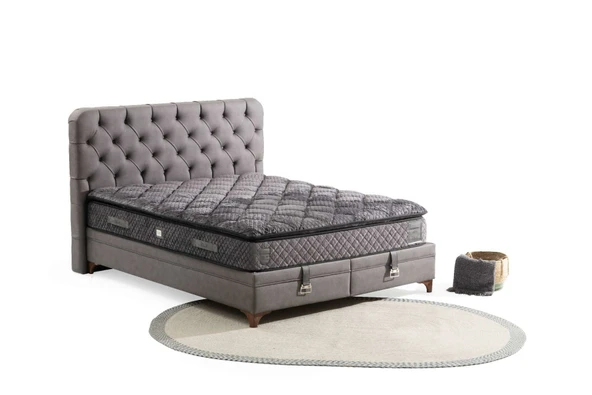 Minar Samira Baza Başlık Yatak Seti - 100X200 - Resim 2