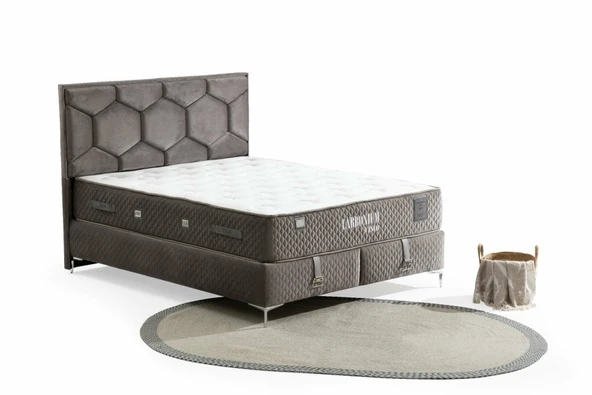 Minar Carbon Baza Başlık Yatak Seti - 180X200 - Resim 2