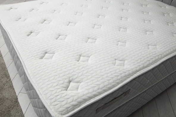 Minar Vassi Baza+Başlık+Sonata Yatak Gri 140X200 - Resim 3