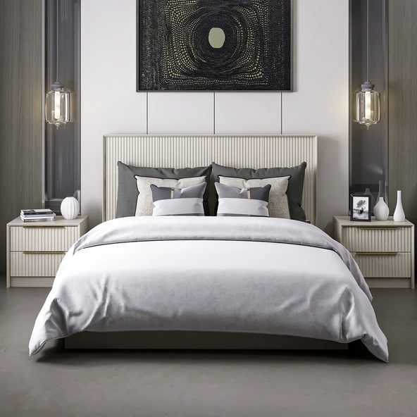 Minar Kale Luxe Soft Baza 160Cm Mbrn-Kumtaşı ürün görseli