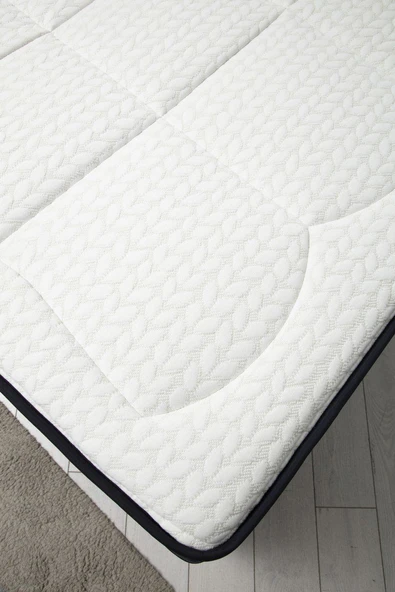 Minar Vassi Baza+Başlık+ Miray Gizli Pedli Yatak Antrasit 140X200 - Resim 3