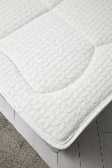 Minar Vassi Baza+Başlık+Miray Gizli Pedli Yatak Gri 140X200 - Resim 2