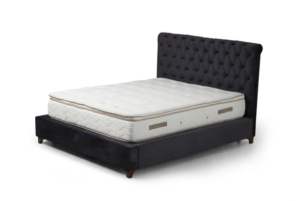 Minar Deluxe Baza+Başlık+Yatak Antrasit 140X200 - 3