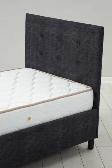 Minar Hira Sabit Baza+Başlık+Yatak Antrasit 150X200 - Resim 2