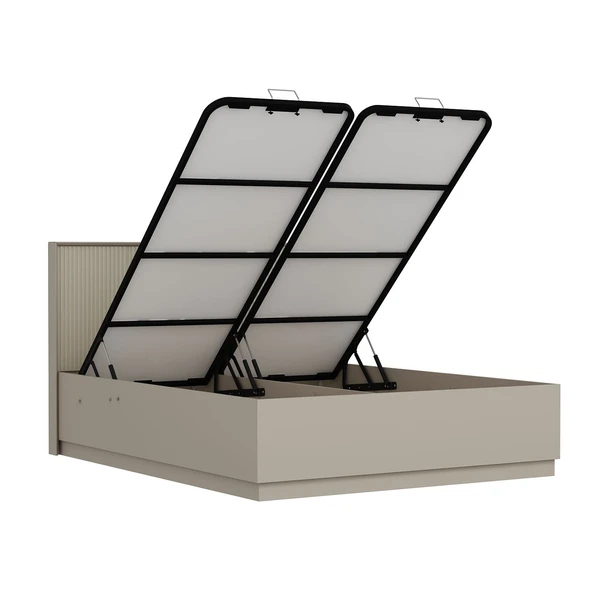 Minar Kale Luxe Soft Baza 160Cm Mbrn-Kumtaşı - Resim 6