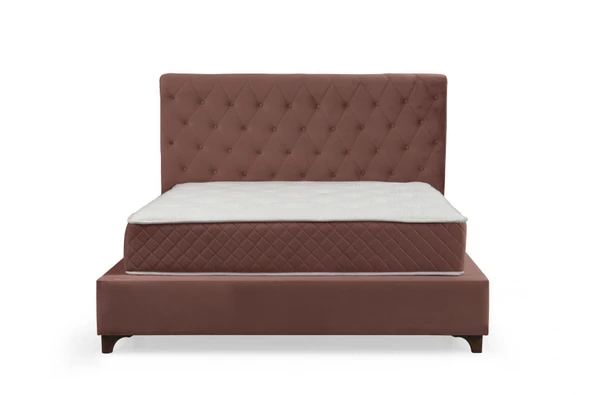 Minar Deluxe Baza+Başlık+Sonata Yatak Gül Kurusu 140X200 - Resim 3