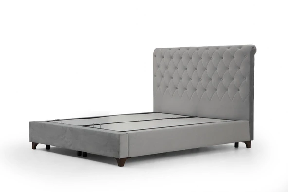 Minar Deluxe Baza+Başlık Gri 140X200