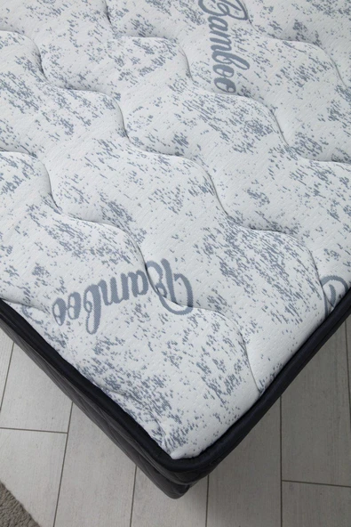 Minar Sonata Baza+Başlık+Vassi Pedli Yatak Antrasit 150X200 - Resim 3