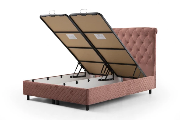 Minar Sonata Baza+Başlık Gül Kurusu 150X200 - Resim 2