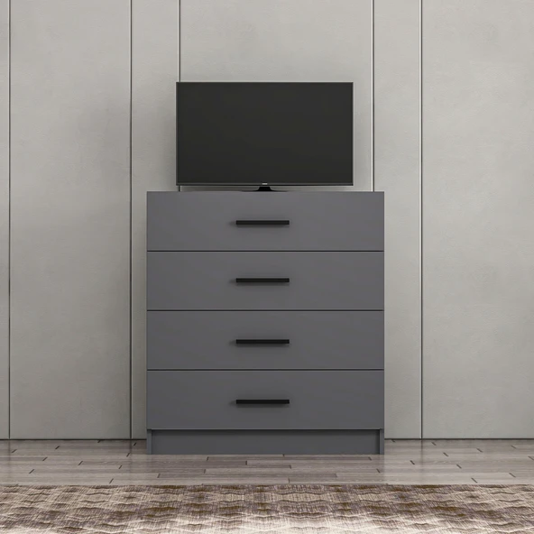 Minar D4002-Kale Tv Çekmece Modül-Antrasit