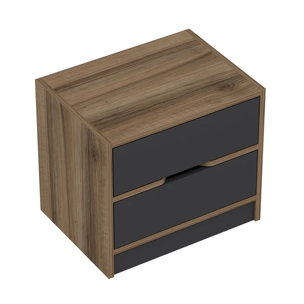 Minar Elina Komodin 2Ç - Dore Antrasit - Resim 7