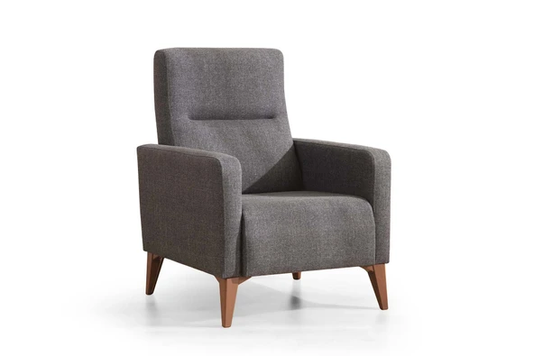 Minar Vive 3'Lü Koltuk Koyu Gri + Berjer Koyu Gri - Resim 5