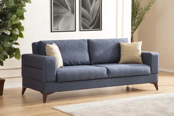 Minar Vive 3'Lü Koltuk Antrasit + Berjer Antrasit - Resim 4