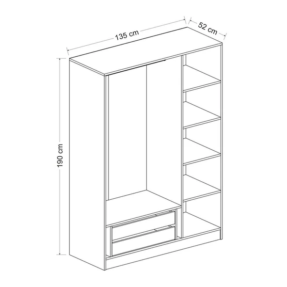 Minar Kale 210Cm Genç Odası Set 3 Byz - 6