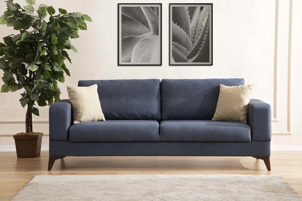 Minar Vive 3'Lü Koltuk Antrasit + Berjer Antrasit - Resim 3