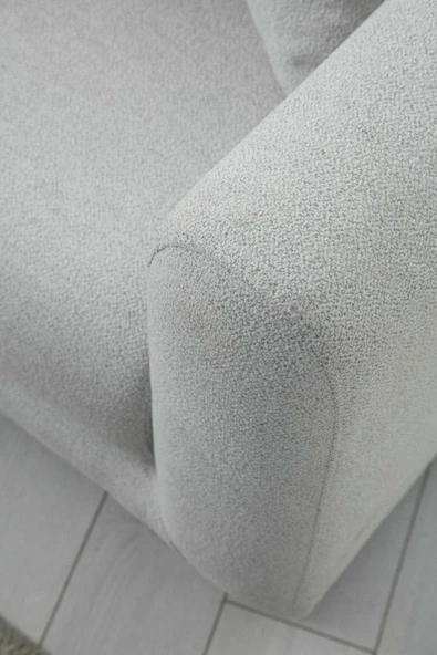 Minar Sare Koltuk 3Lü Ares Beyaz - Resim 7