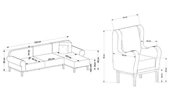 Minar London Sağ Köşe Takım+ Berjer (Ares Byz+Antr) - Resim 8
