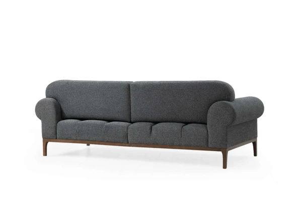 Minar London 3+1 Berjer Koltuk Takım Koyu Gri - Resim 6